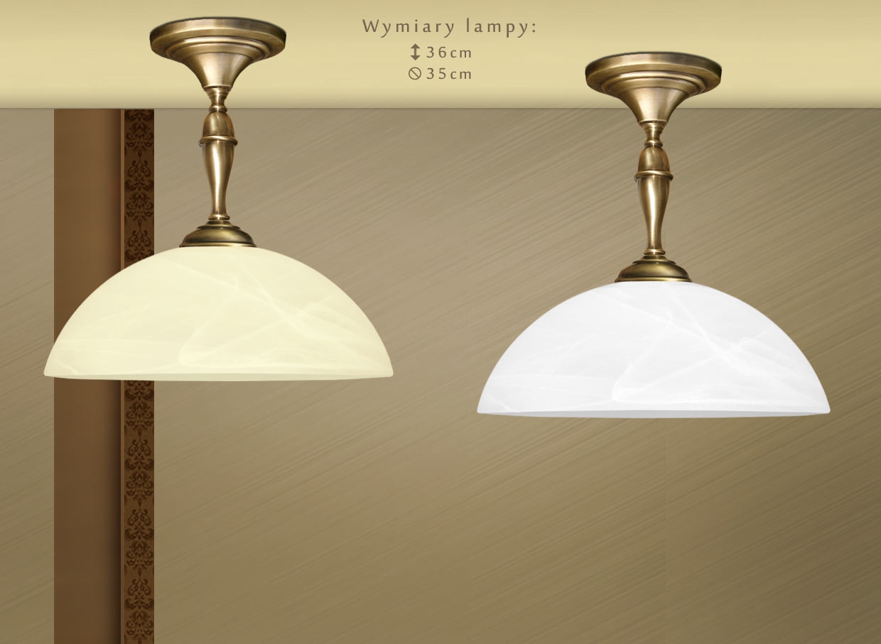 Krótka lampa mosiężna S-S1CK