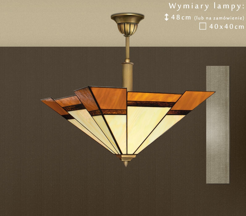 Lampa sufitowa mosiężna O-S1A - obrazek 2