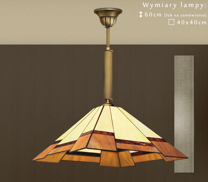 Lampa sufitowa mosiężna O-S1 - obrazek 2