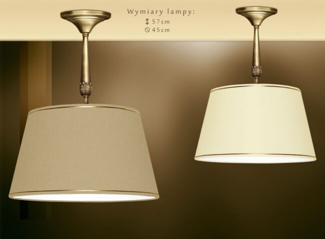 Lampa wisząca z abażurem 45cm NA-S1K