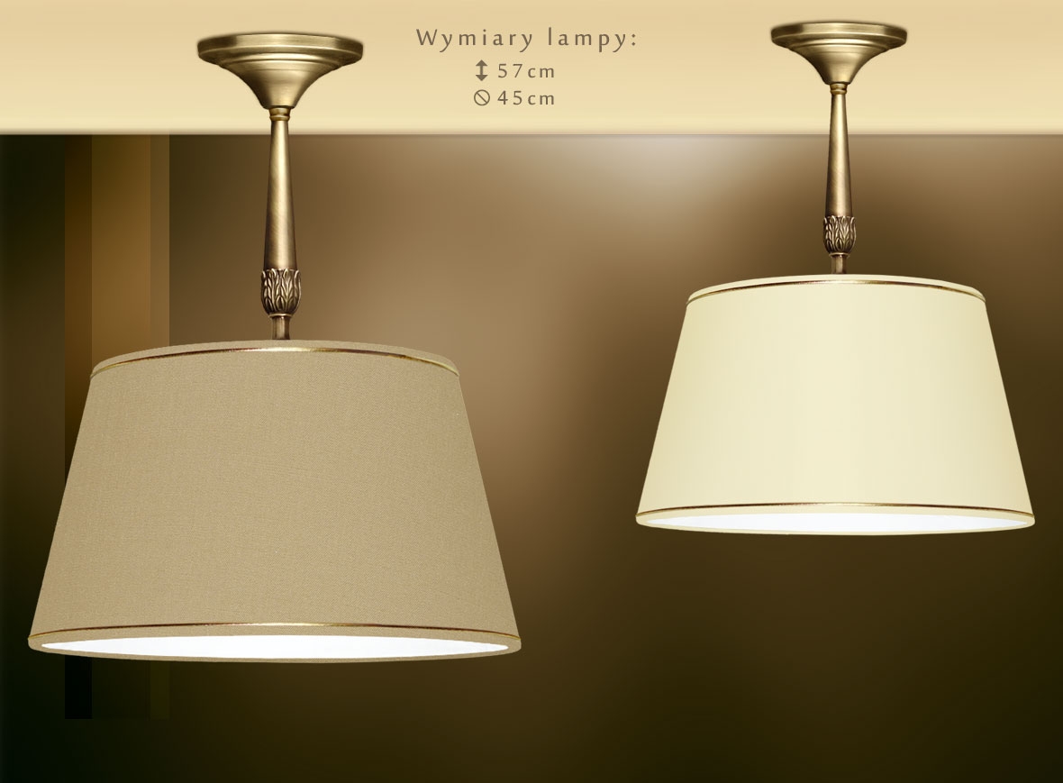 Lampa wisząca z abażurem 45cm NA-S1K