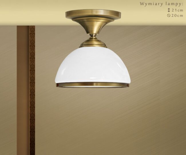 Krótka sufitowa lampa klasyczna SR-PL1G