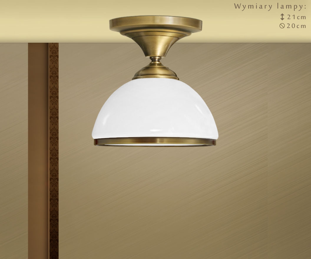 Krótka sufitowa lampa klasyczna SR-PL1G