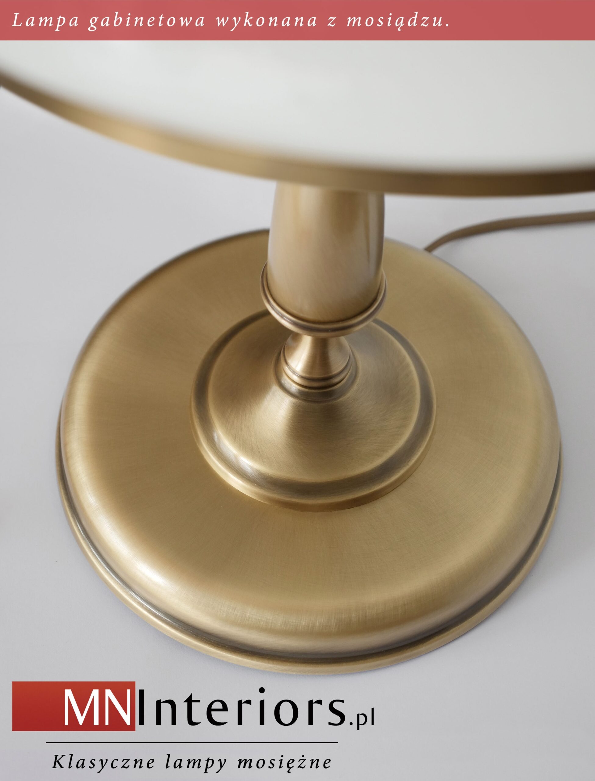 Mosiężna lampa na komodę SR-B2 - obrazek 2