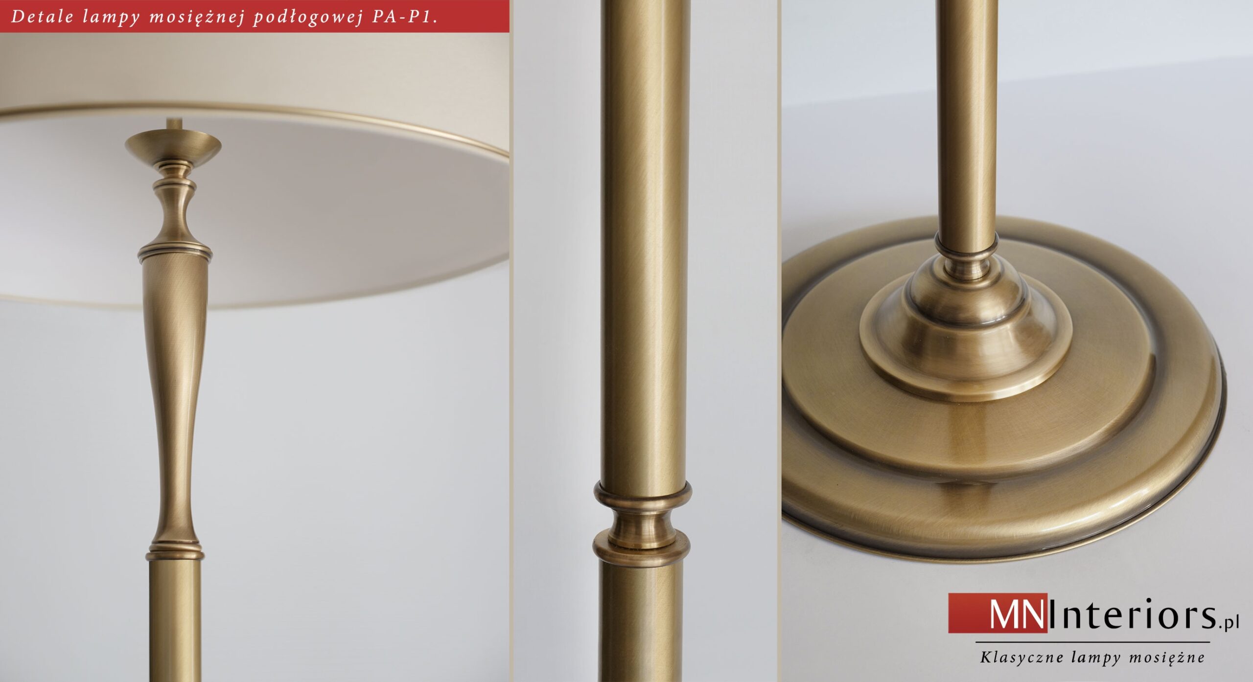 Lampa podłogowa z abażurem PA-P1 - obrazek 2