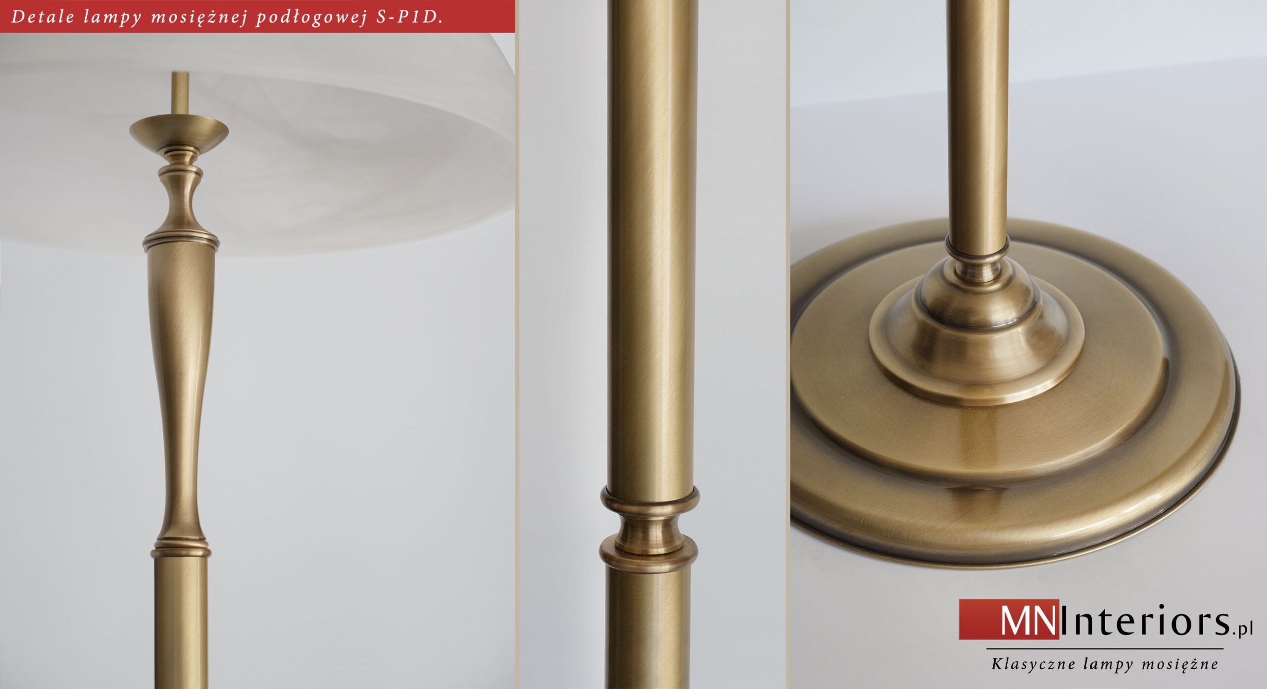 Klasyczna lampa podłogowa S-P1D - obrazek 2