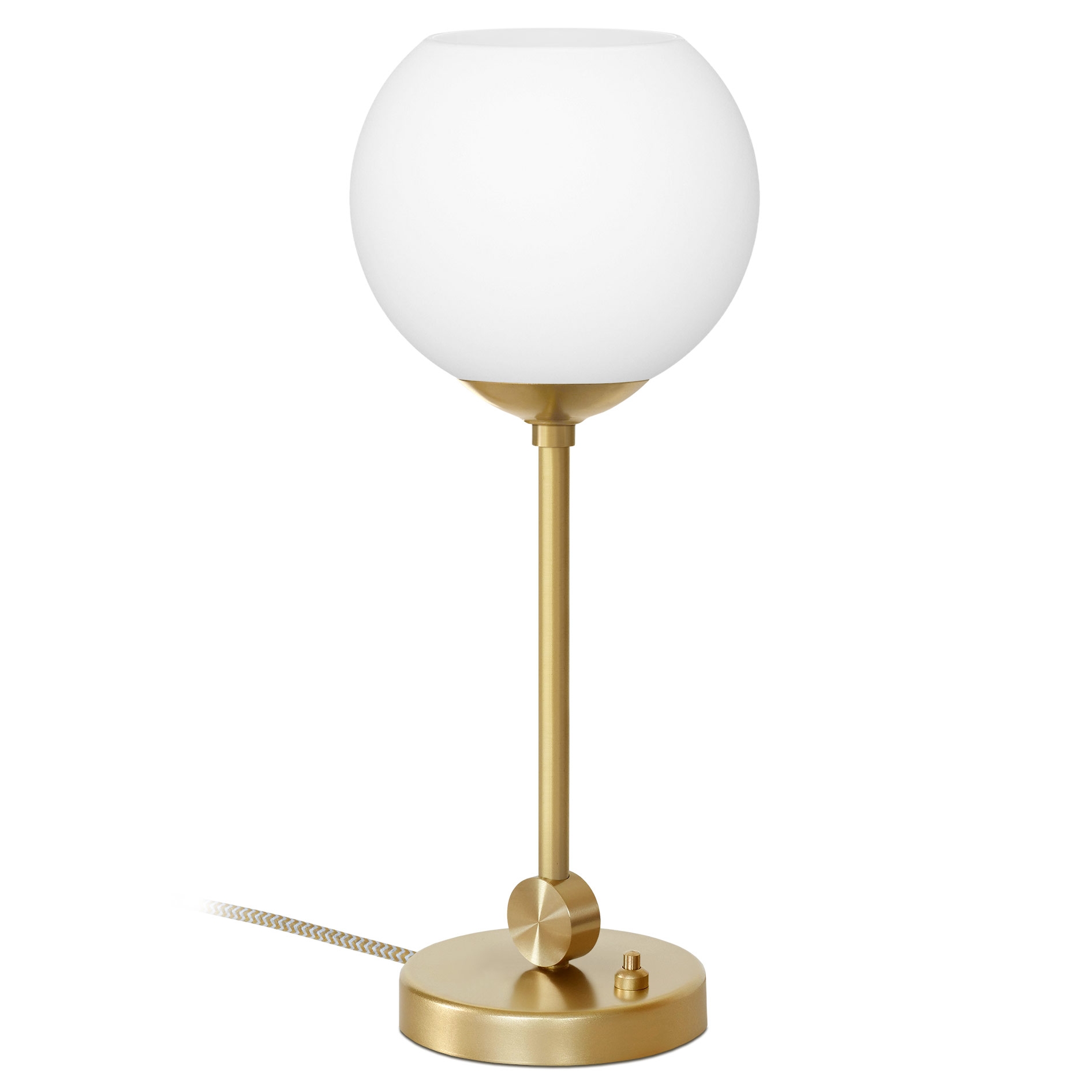 Złota prosta lampka biurkowa KM-B1