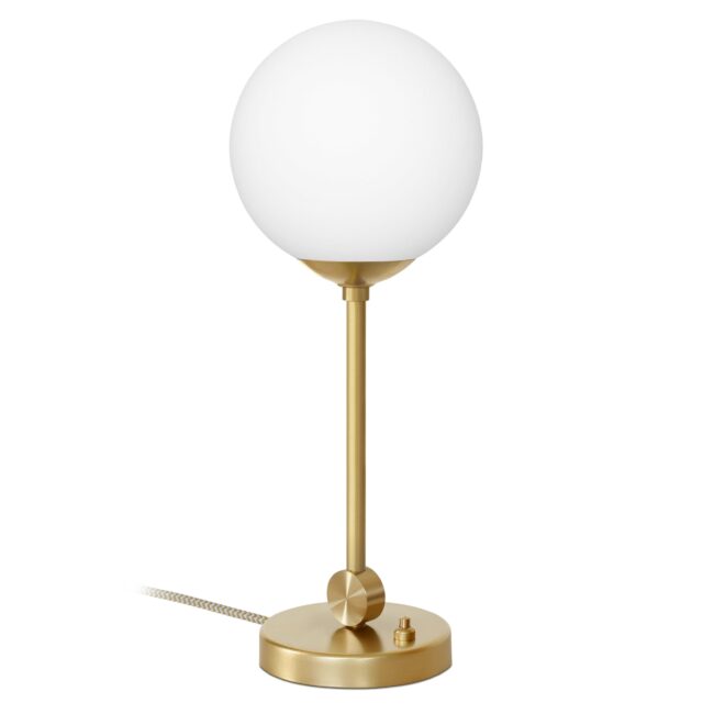 Złota lampka nocna/biurkowa z pełną kulą GP-B1
