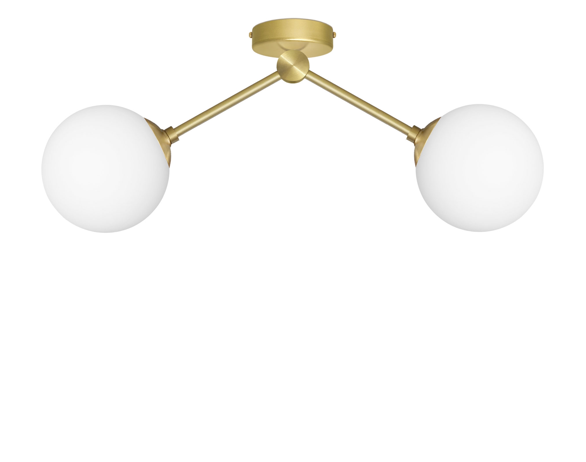 Złota krótka lampa sufitowa GP-S2K