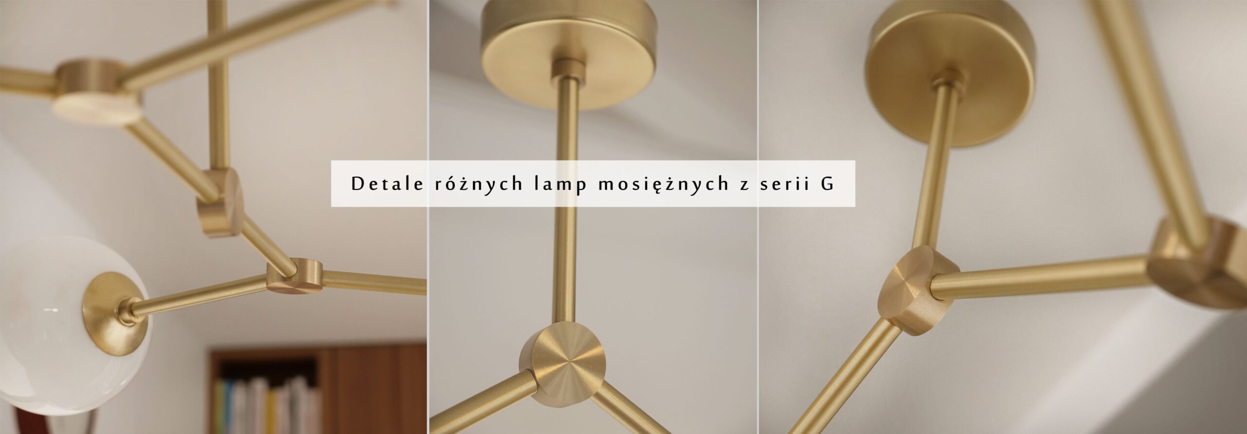 Pojedyncza lampa wisząca z mosiądzu GB-S1GU - obrazek 3