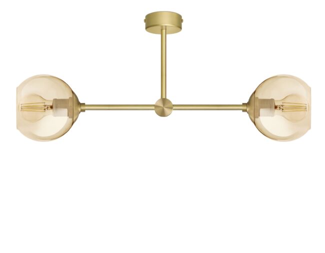 Złota prosta lampa sufitowa GB-S2T