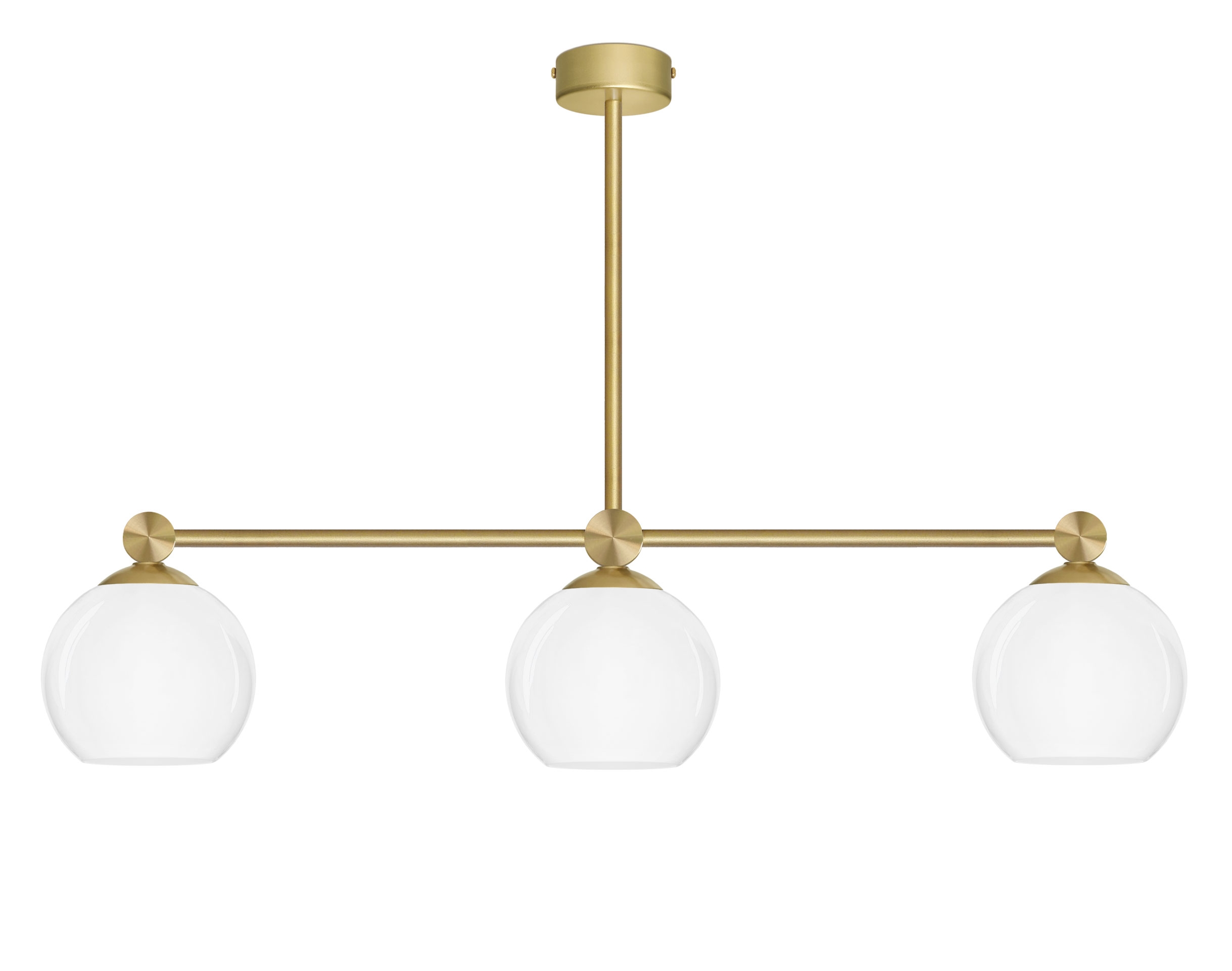 Złota mosiężna lampa wisząca nad stół G-S3L