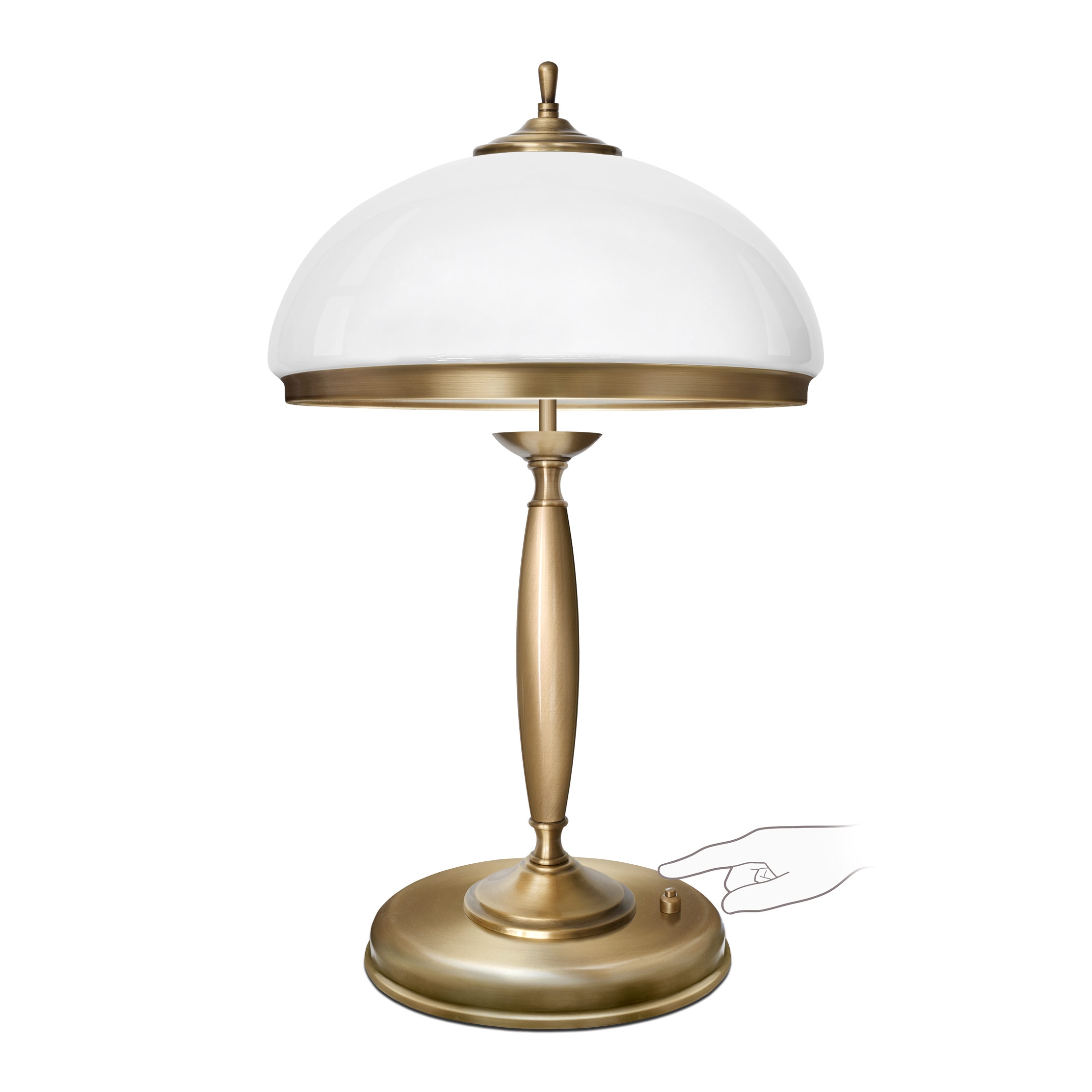 Lampa z mosiądzu na duże biurko CR-B2-P