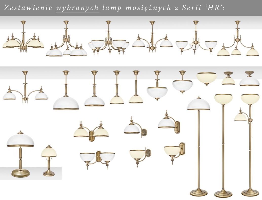 Żyrandol pięcioramienny HR-S5AK - obrazek 3