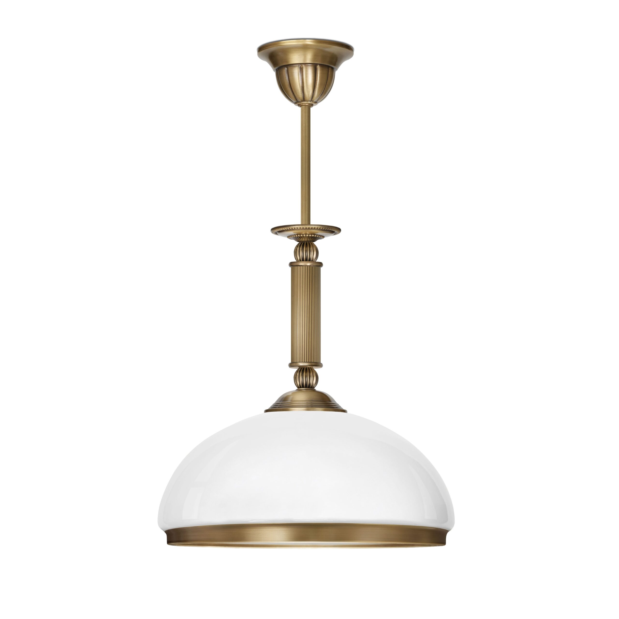 Lampa mosiężna z 1 kloszem HR-S1