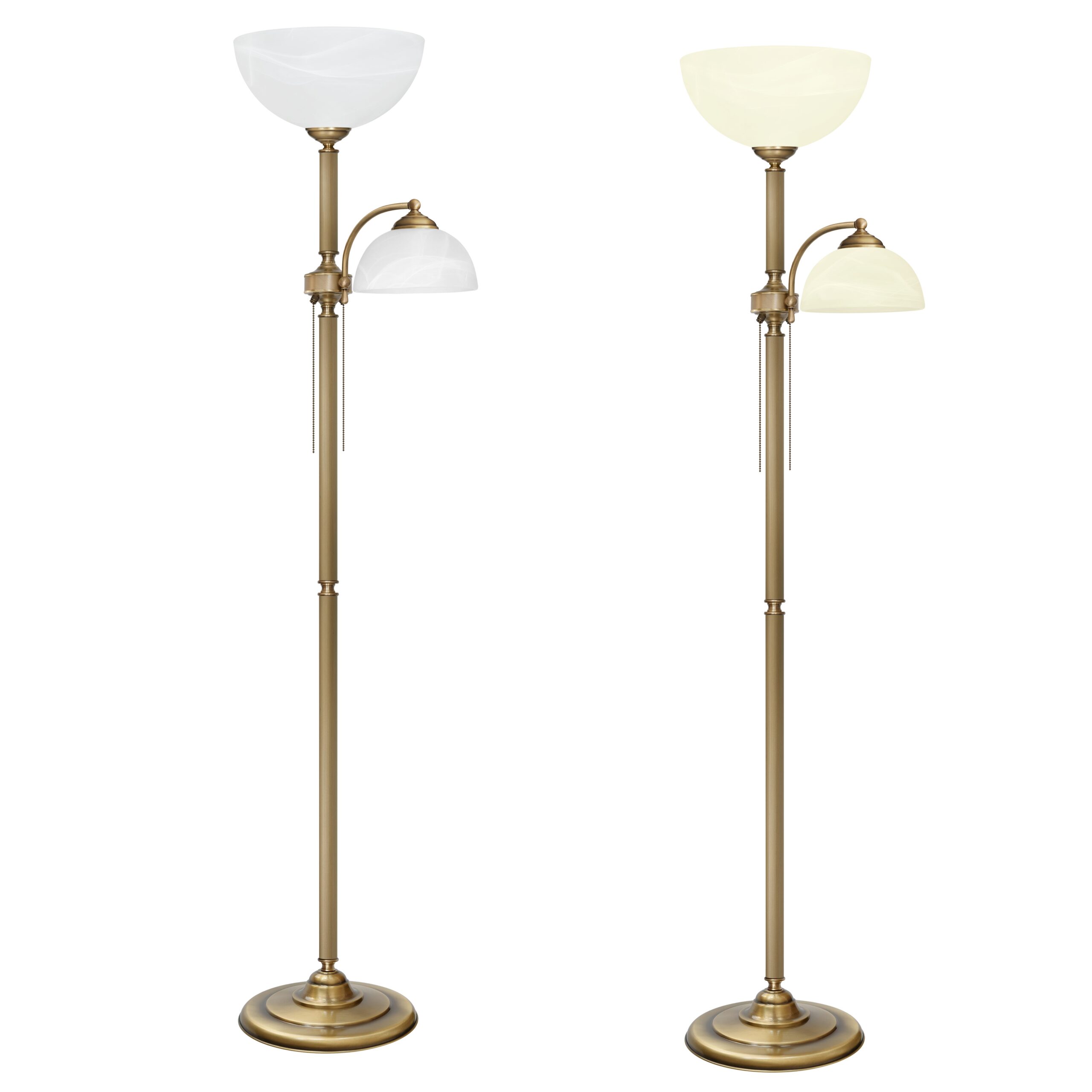 Lampa podłogowa z mosiądzu V-P2