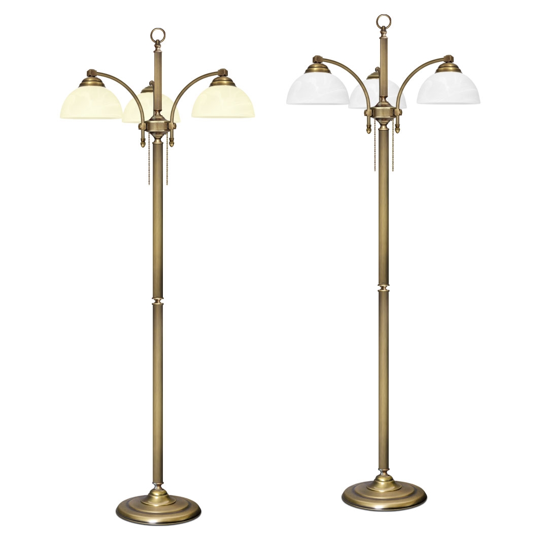 Mosiężna lampa podłogowa B-P3