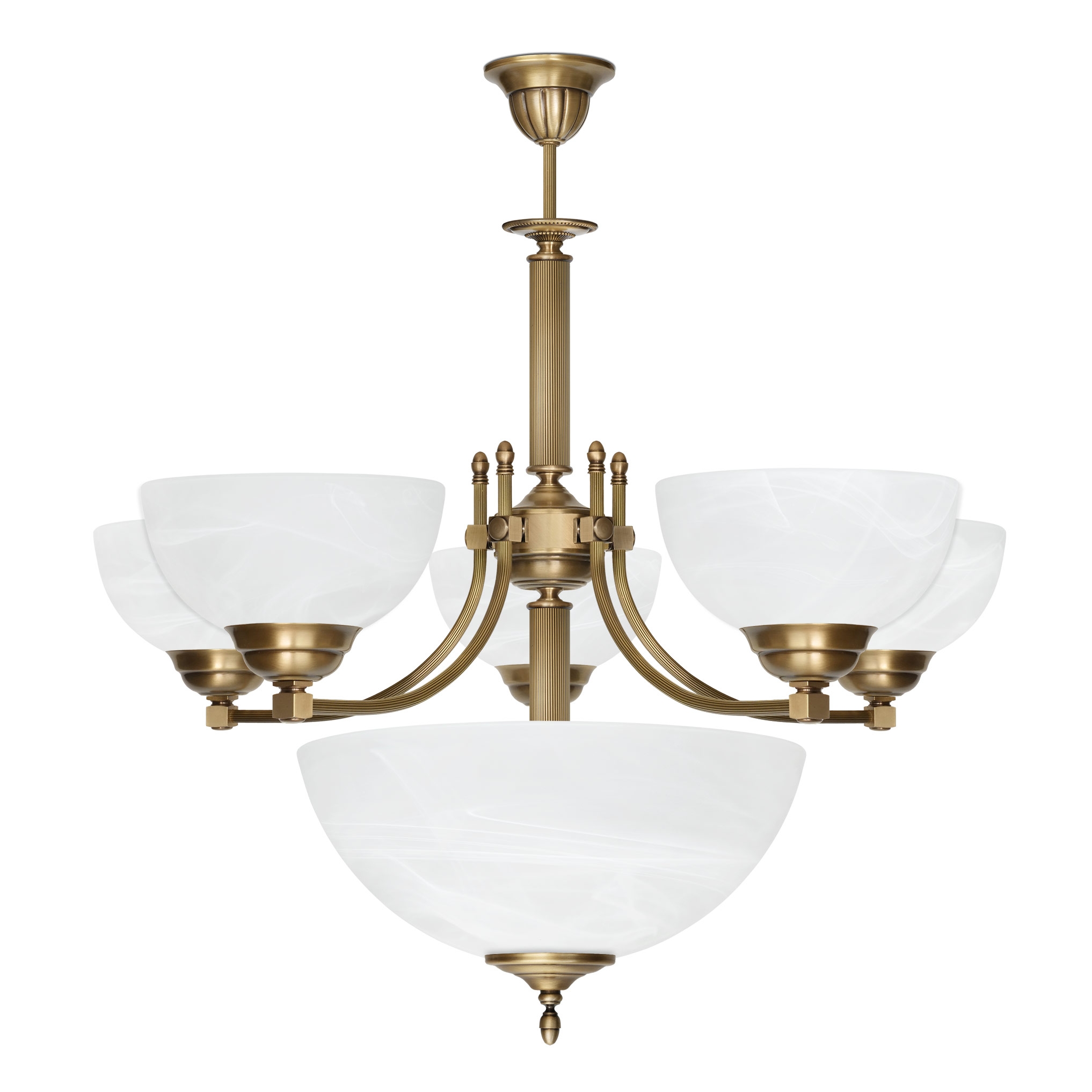 Mosiężna lampa 6-punktowa B-S6A - obrazek 2