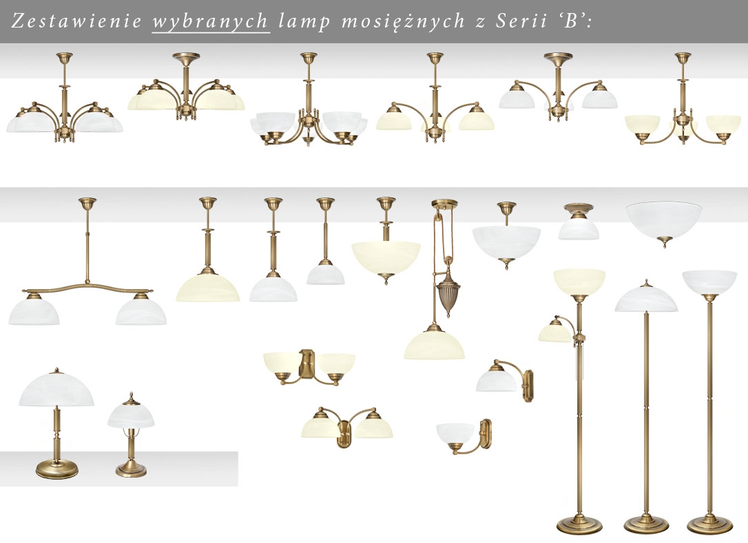 Złota lampa stołowa na komodę B-B2-P - obrazek 4
