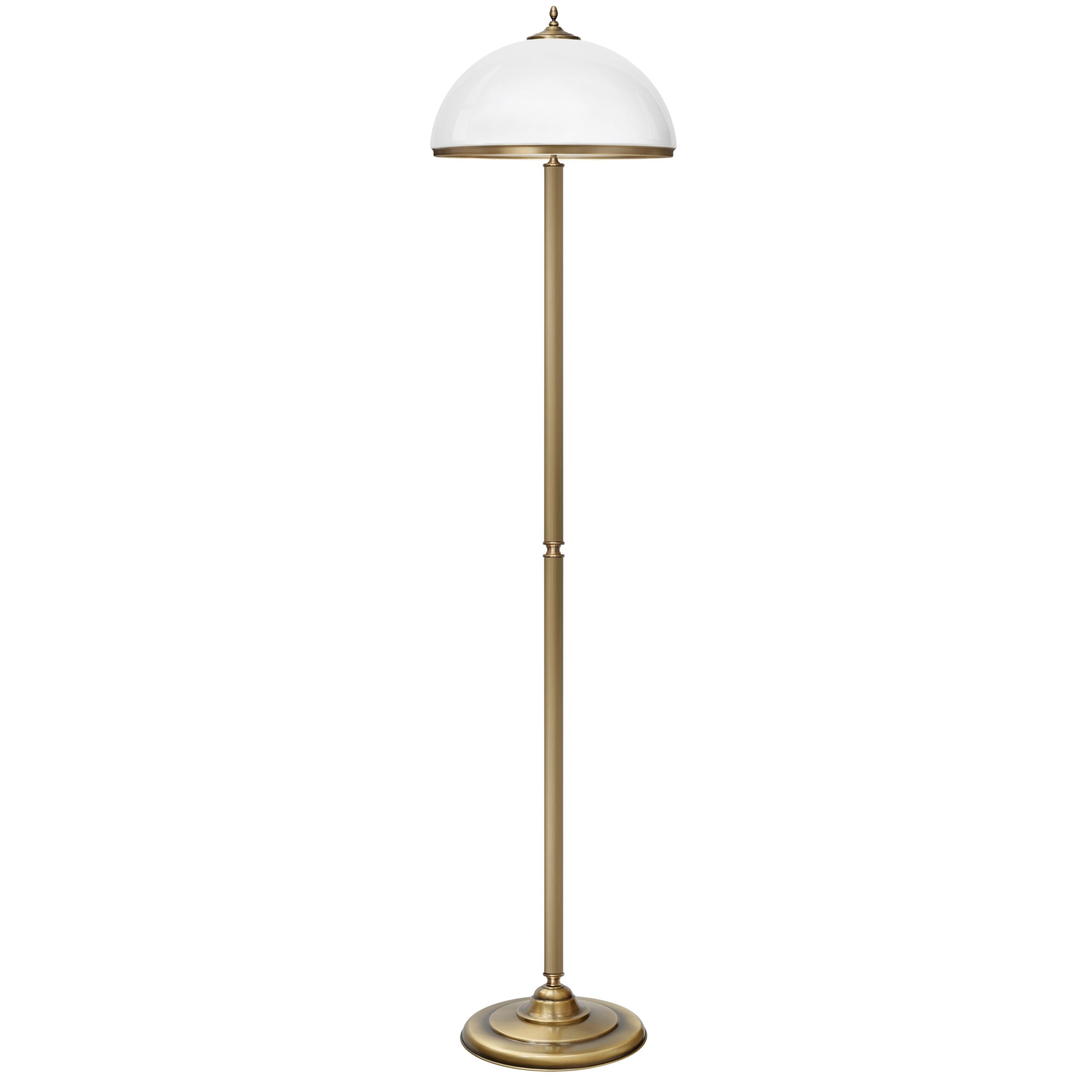 Elegancka lampa podłogowa z mosiądzu R-P1D
