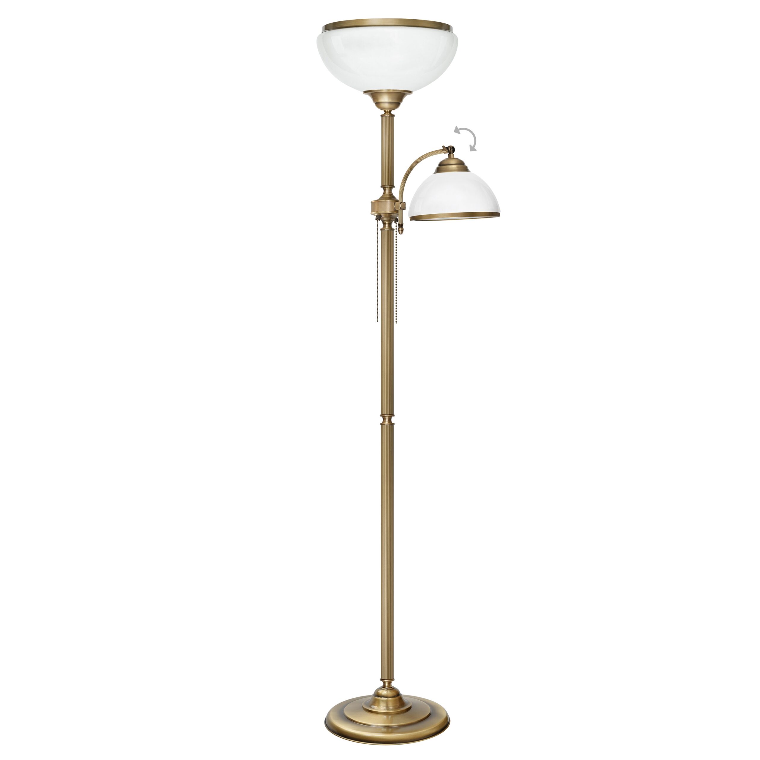Lampa podłogowa z mosiądzu R-P2