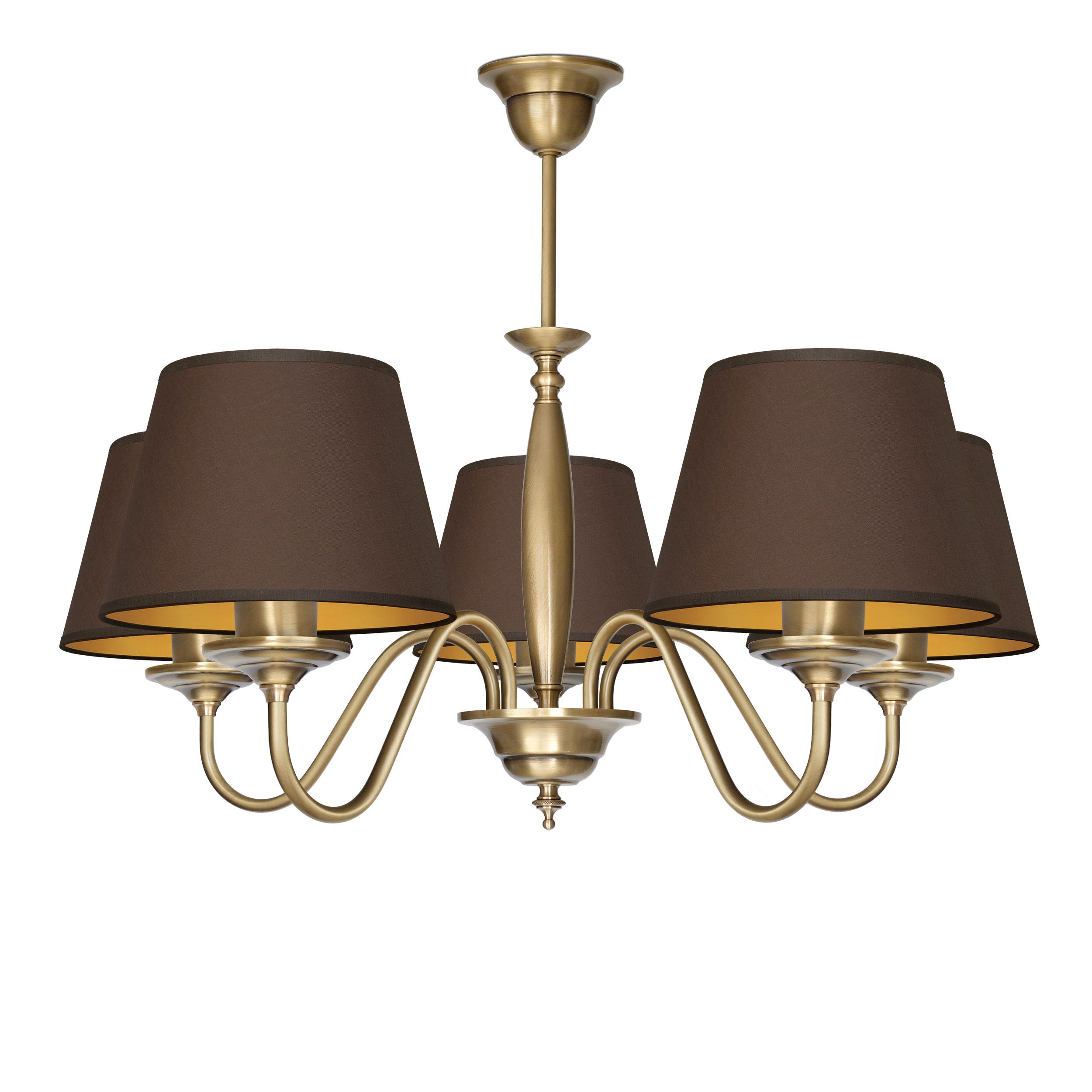 Mosiężna lampa 5-punktowa F-S5m