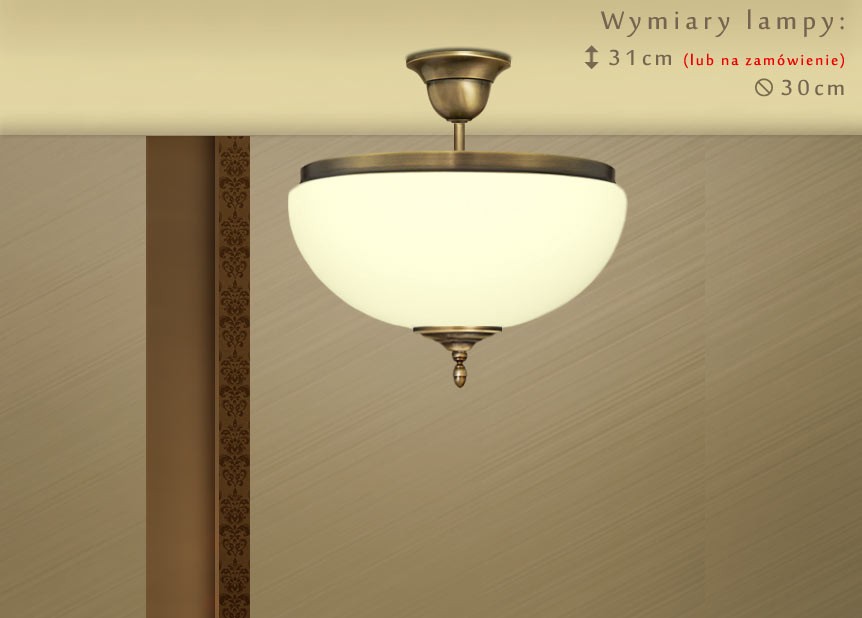 Lampa sufitowa mosiężna SR-S1AKE