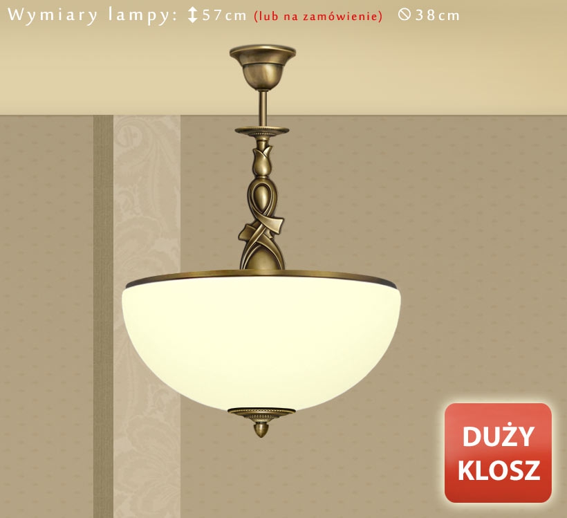 Klasyczny zwis mosiężny DR-S1ABDE