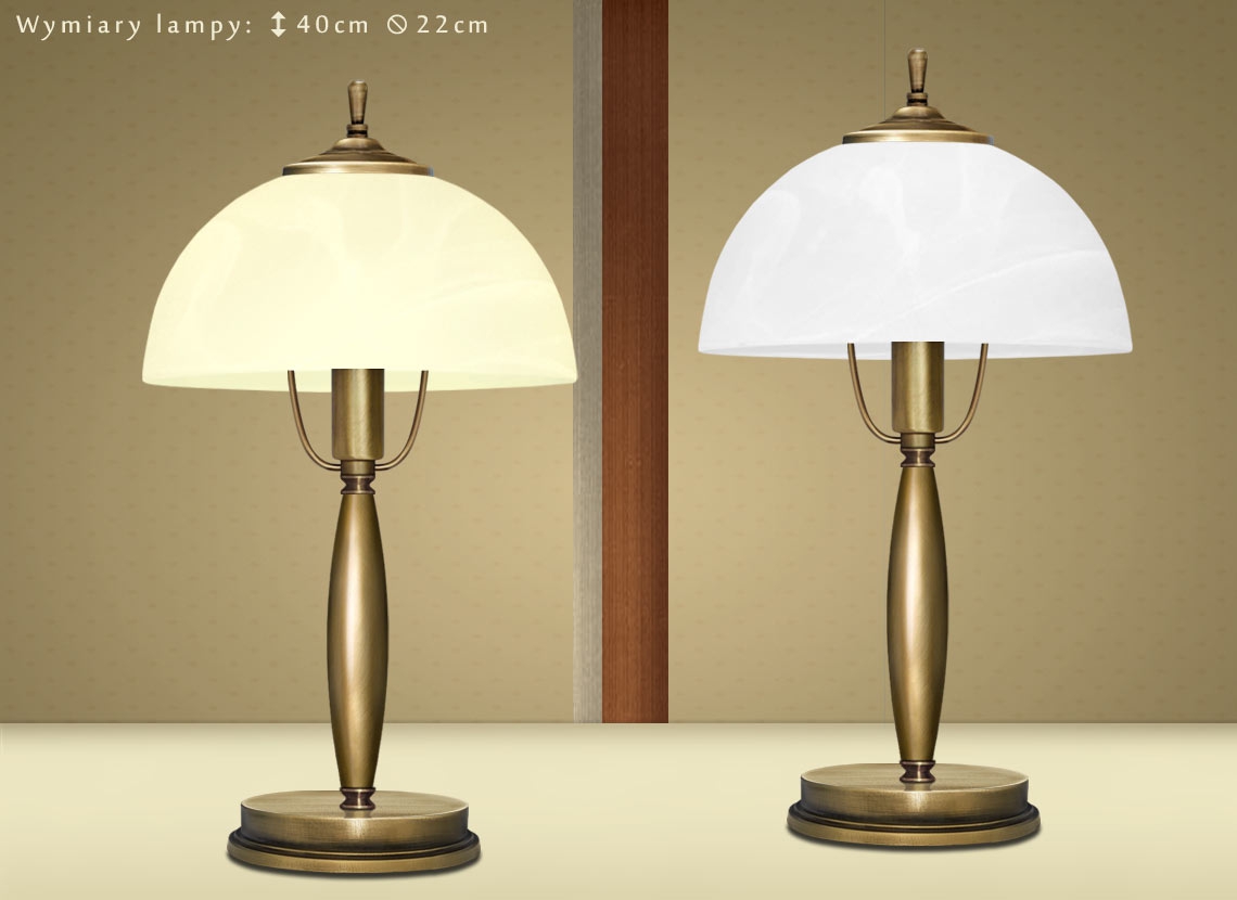 Mosiężna lampa stołowa C-B1G - obrazek 2