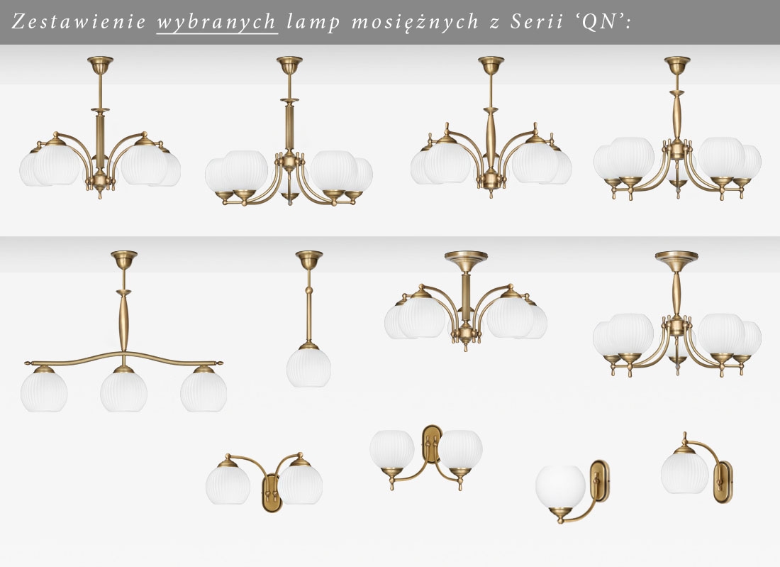 Elegancka lampa nad stół z kulami QNC-S3L - obrazek 2