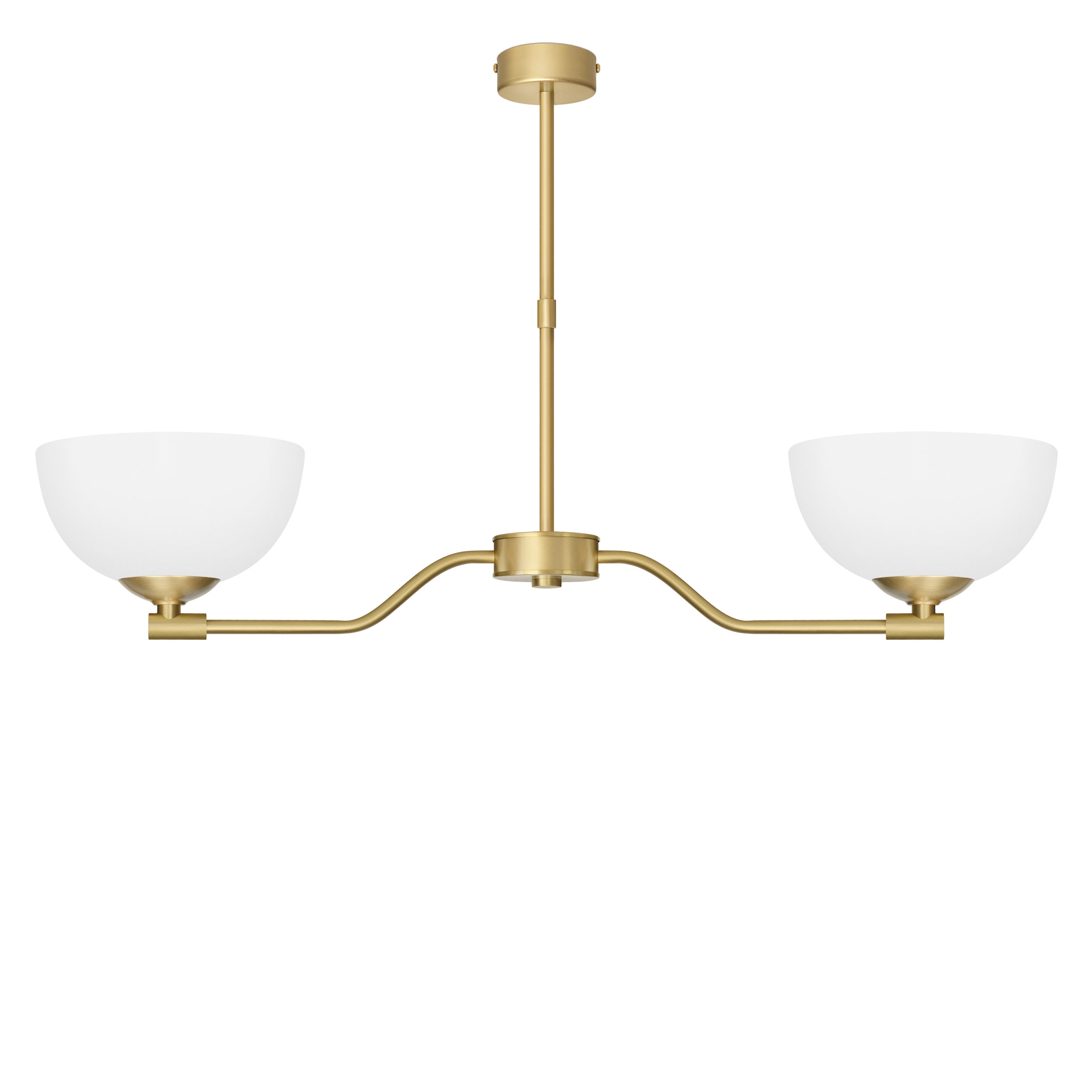 Elegancka prosta mosiężna lampa sufitowa EM-S2AU