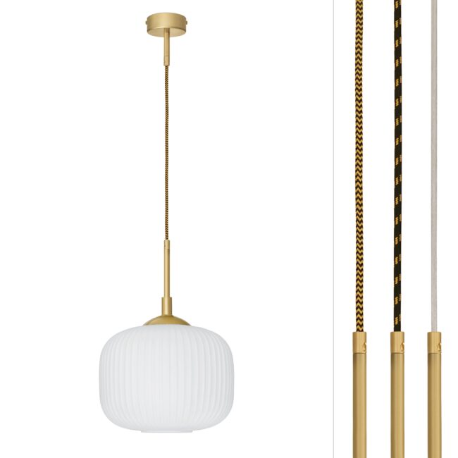 Nowoczesna lampa wisząca modern z kloszem 25cm ER-S1G-25