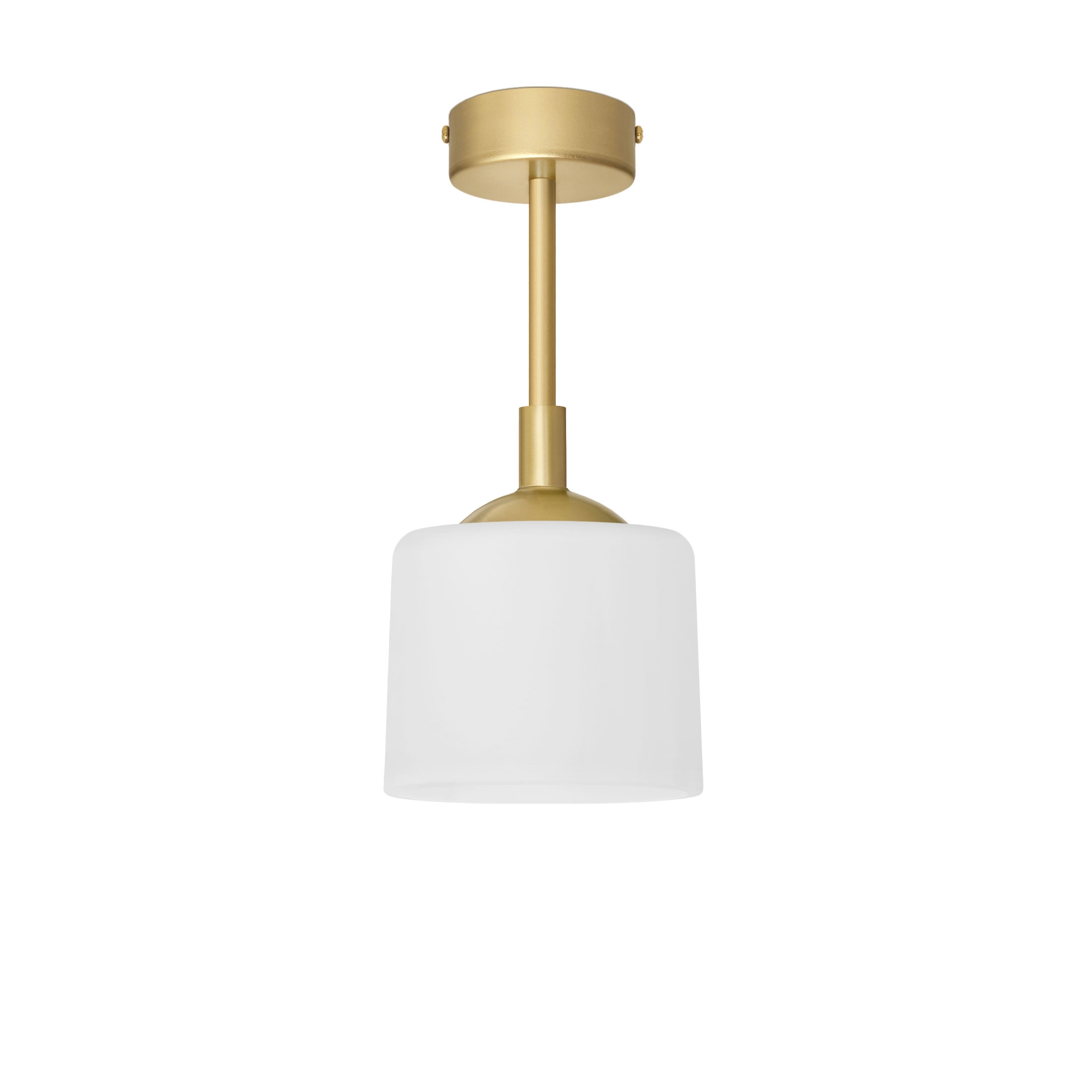 Mała złota lampa sufitowa do korytarza czy przedpokoju EW-S1B